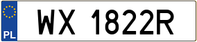 Truck License Plate